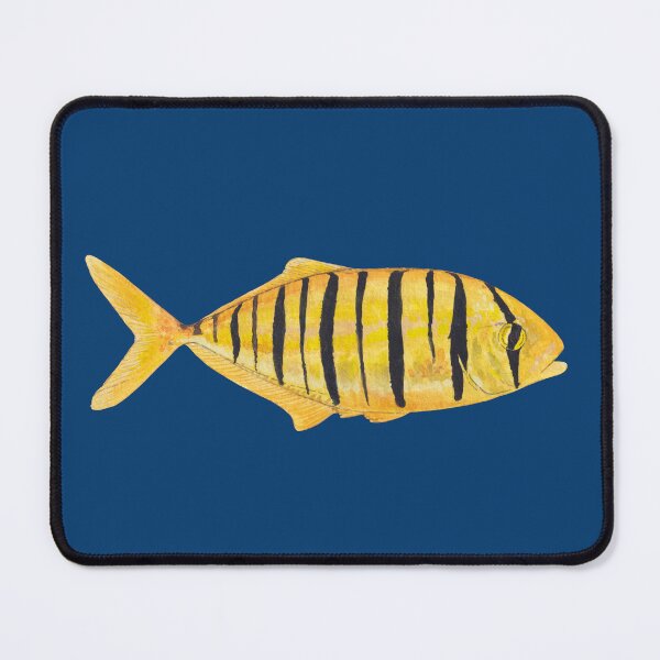 Item preview, GOLDEN TREVALLY-Gnathanodon speciosus designed and sold by BEATRIZ ABAITUA.
