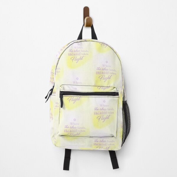 Item preview, WHERE THE IDEA LANDS, THE MIND TAKES FLIGHT-YELLOW designed and sold by LIS AND MELIVERSO.