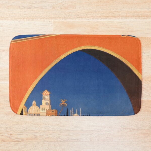 Item preview, Vintage Mediterranean Cruise Art Poster | Art Deco Style | Hamburg-Amerika Linie & Norddeutscher Lloyd Travel Print designed and sold by artofuniverse.
