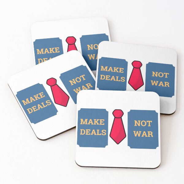 Item preview, Make Deals Not War, suit and tie designed and sold by MakeDealsNotWar.