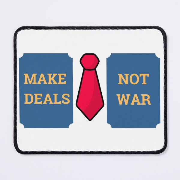 Item preview, Make Deals Not War, suit and tie designed and sold by MakeDealsNotWar.