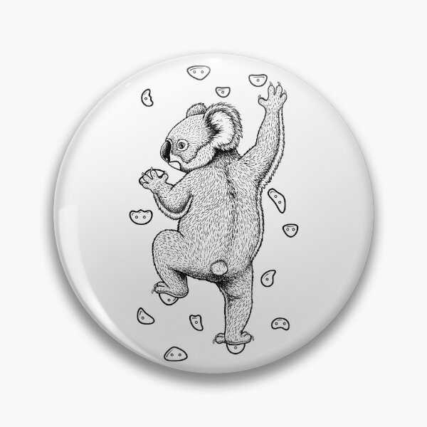 Item preview, Rock Climber Indoor Wall Climbing Koala Funny Climbers designed and sold by GrandeDuc.