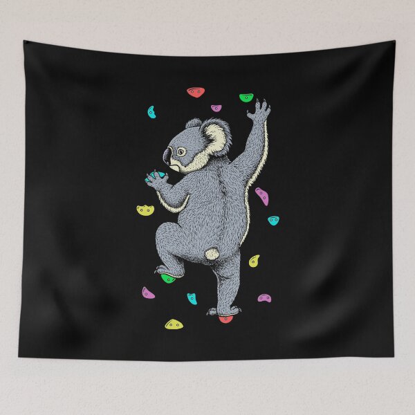 Item preview, Rock Climber Indoor Wall Climbing Koala Funny Climbers designed and sold by GrandeDuc.