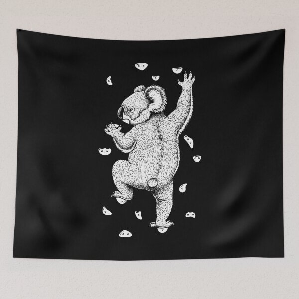 Item preview, Rock Climber Indoor Wall Climbing Koala Funny Climbers designed and sold by GrandeDuc.