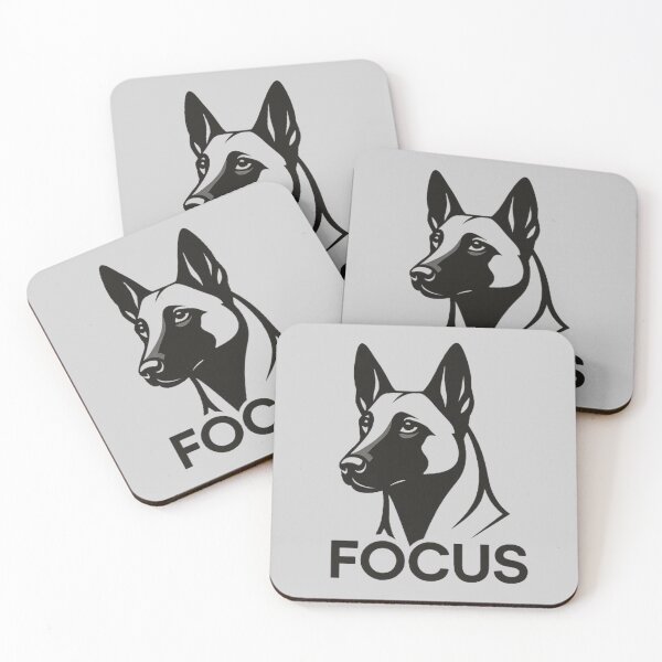 Item preview, Focus Belgian Malinois - Minimalist Dog Portrait Design designed and sold by MiLaKK.