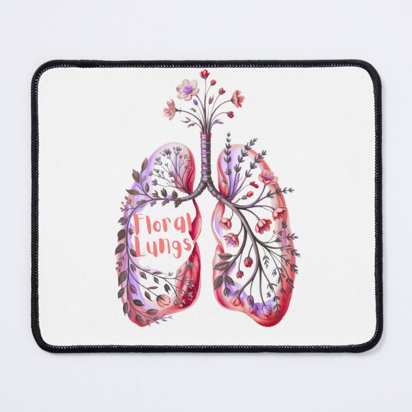Item preview, Floral Lungs – Botanical Anatomy Art designed and sold by FeelCreations.