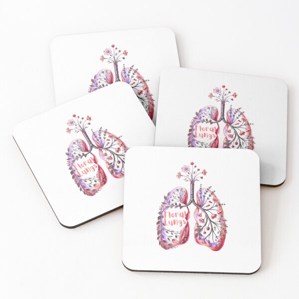 Item preview, Floral Lungs – Botanical Anatomy Art designed and sold by FeelCreations.