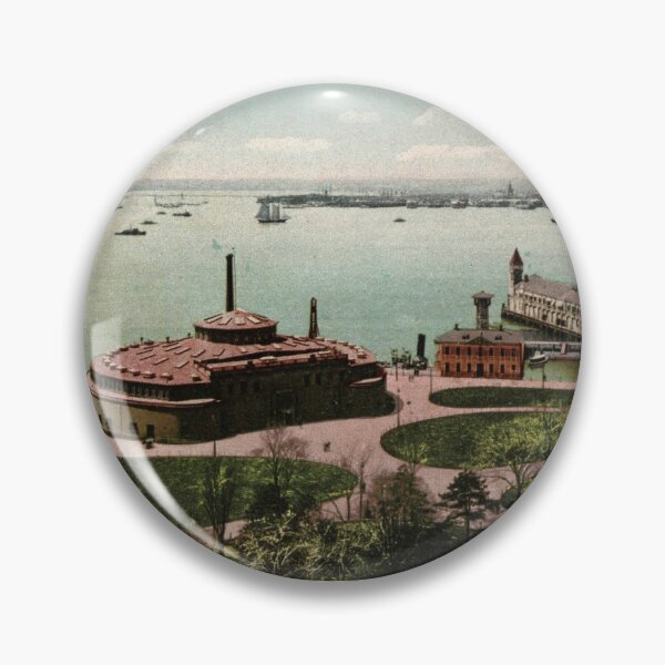 Item preview, The Battery and Old Castle Garden, New York – 1900 Vintage Postcard (Detroit Photographic Co.) designed and sold by Síle-Áine’s Paper Craic.