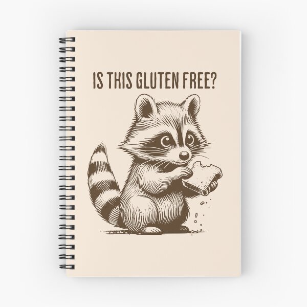 Item preview, Is This Gluten Free? Gluten Intolerant Raccoon designed and sold by KLArtzStore.