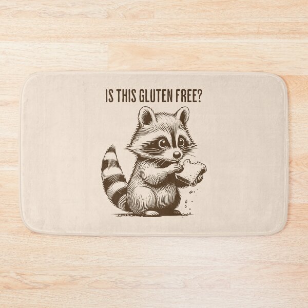 Item preview, Is This Gluten Free? Gluten Intolerant Raccoon designed and sold by KLArtzStore.