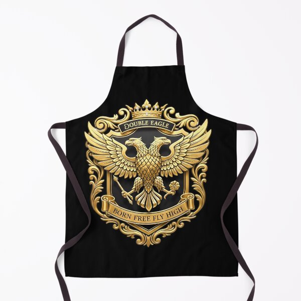 Item preview, Double Eagle Emblem — Born Free Fly High Golden Crest designed and sold by Aileen404.