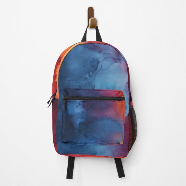 Item preview, Motherhood Glow: Abstract Watercolor Womb in Red & Blue designed and sold by solynneart.