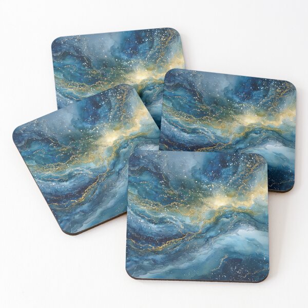 Item preview, Cosmic Mama: Motherhood in Deep Blue & Gold designed and sold by solynneart.