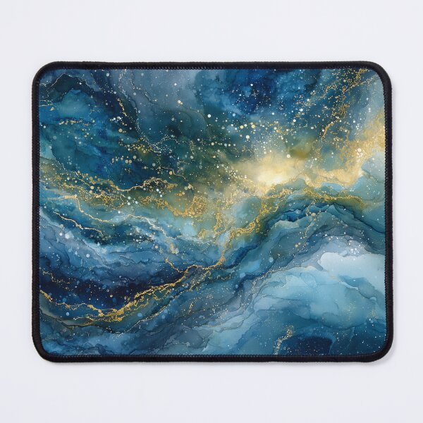 Item preview, Cosmic Mama: Motherhood in Deep Blue & Gold designed and sold by solynneart.