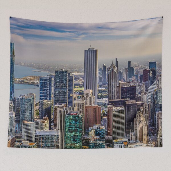 Item preview, Dusk in Chicago designed and sold by Viv Thompson Photography .
