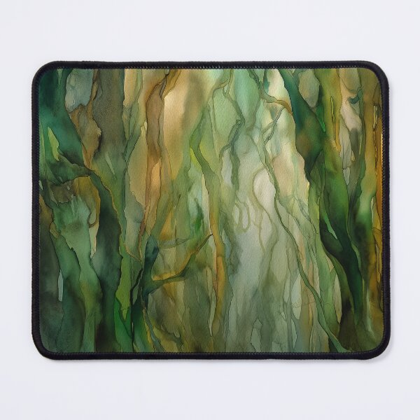 Item preview, Forest Mother: Abstract Green Womb & Roots Watercolor designed and sold by solynneart.