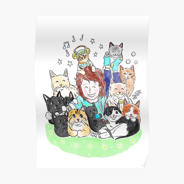 I love cats Poster
