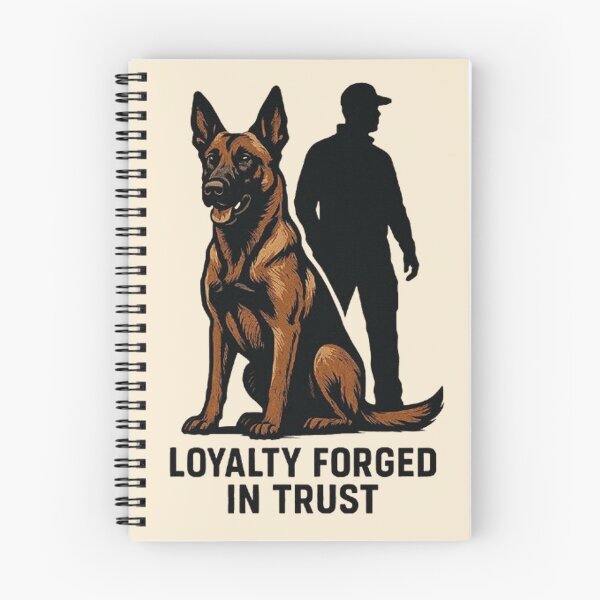 Item preview, Loyalty Forged in Trust - Belgian Malinois and Handler Design designed and sold by MiLaKK.