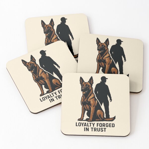 Item preview, Loyalty Forged in Trust - Belgian Malinois and Handler Design designed and sold by MiLaKK.