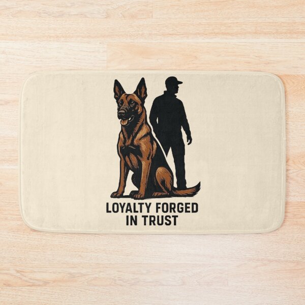 Item preview, Loyalty Forged in Trust - Belgian Malinois and Handler Design designed and sold by MiLaKK.