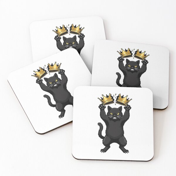 Item preview, The Black Cat and the Broken Crown - No Kings in America designed and sold by Felinefinesse.