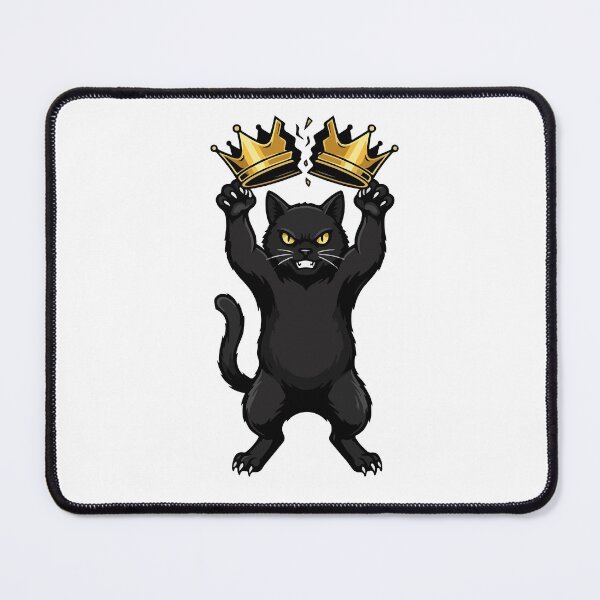 Item preview, The Black Cat and the Broken Crown - No Kings in America designed and sold by Felinefinesse.
