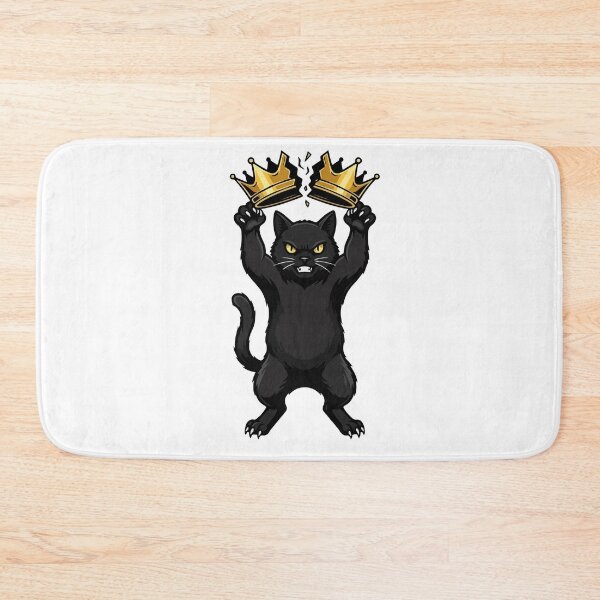 Item preview, The Black Cat and the Broken Crown - No Kings in America designed and sold by Felinefinesse.