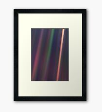 Pale Blue Dot, Voyager 1 Framed Print