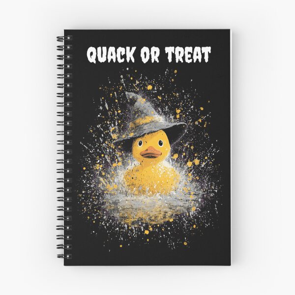 Item preview, Quack Or Treat Funny Witch Rubber Duck Halloween designed and sold by TheColorKey.