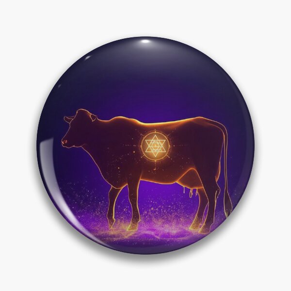 Item preview, Sacred Cow Silhouette | Govardhan Puja Blessings | Divine Harmony Art – ArtivaNest designed and sold by ArtivaNest.