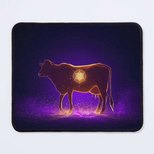 Item preview, Sacred Cow Silhouette | Govardhan Puja Blessings | Divine Harmony Art – ArtivaNest designed and sold by ArtivaNest.