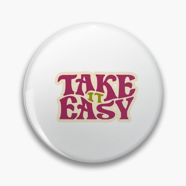 Item preview, Take It Easy Retro Sticker – 70s Groovy Typography Design designed and sold by Infinite drip.