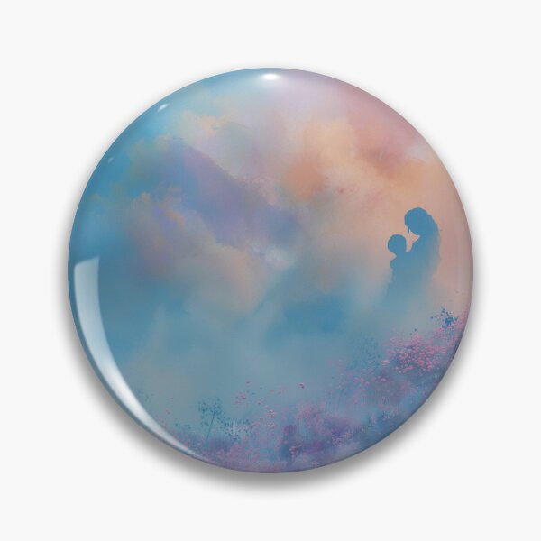 Item preview, Sky Embrace — Mother and Child Silhouette in Dreamlight designed and sold by solynneart.