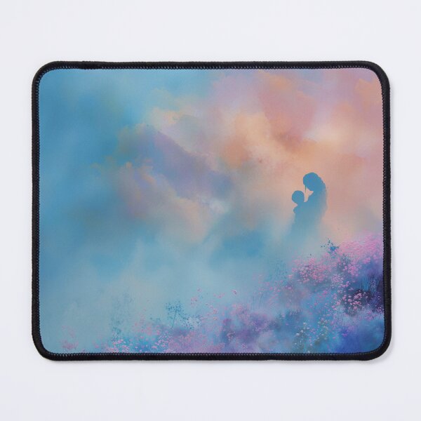 Item preview, Sky Embrace — Mother and Child Silhouette in Dreamlight designed and sold by solynneart.