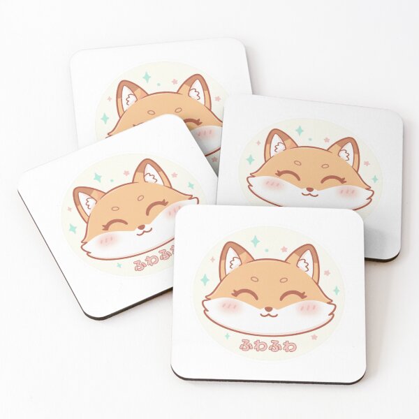 Item preview, Kawaii Fluffy Fox Face designed and sold by FuwafuwaFox.