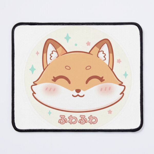 Item preview, Kawaii Fluffy Fox Face designed and sold by FuwafuwaFox.