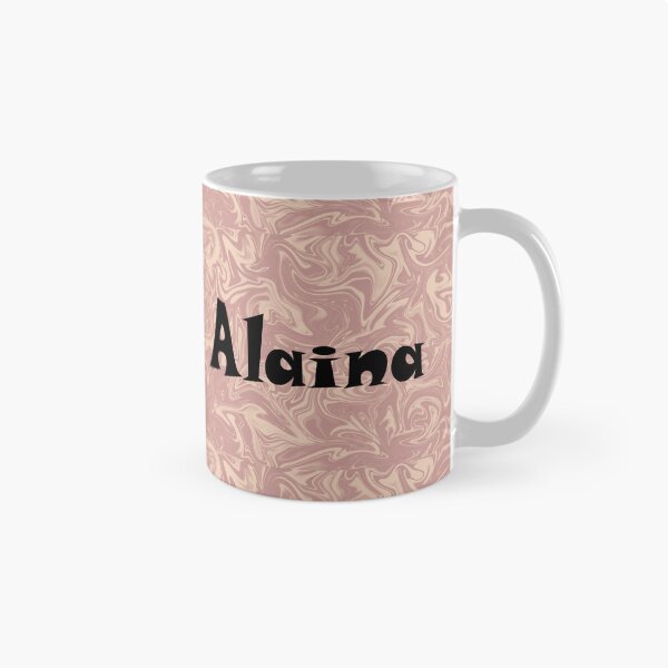Item preview, Alaina Name Design - Cute Font, Minimalist, with Black Lettering :) designed and sold by Myriel-Myriel.