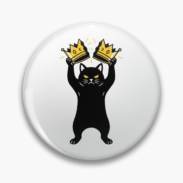 Item preview, The Black Cat and the Broken Crown - No Kings in America designed and sold by Felinefinesse.