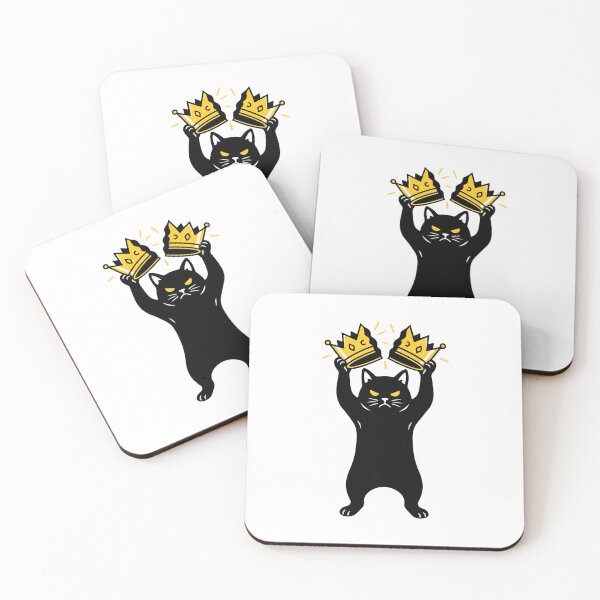 Item preview, The Black Cat and the Broken Crown - No Kings in America designed and sold by Felinefinesse.