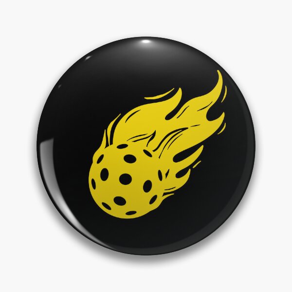 Artikelvorschau, Gelber Pickleball-Ball Pickleball-Ball in Flammen entworfen und verkauft von micarto.
