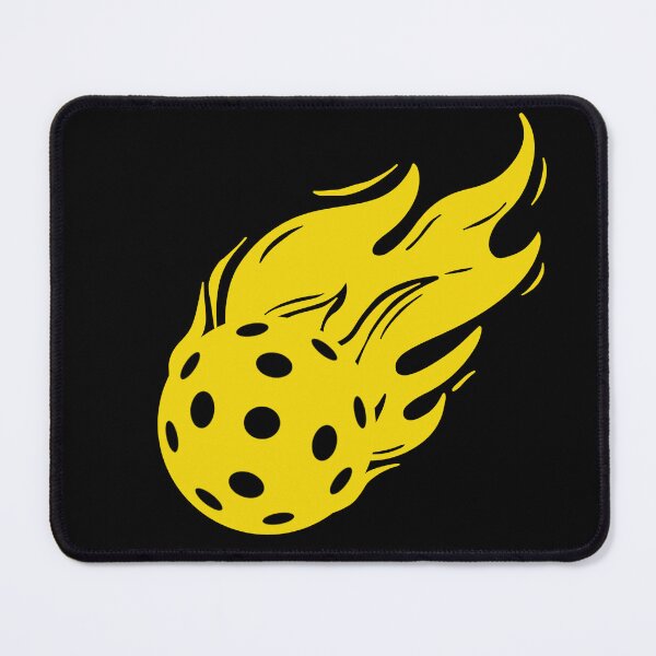Item preview, Yellow Pickleball Ball Pickleball ball on Fire designed and sold by micarto.