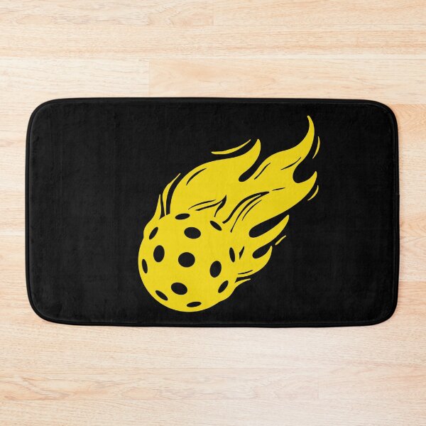 Item preview, Yellow Pickleball Ball Pickleball ball on Fire designed and sold by micarto.
