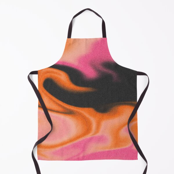 Item preview, Fluid Abstract with Grain - Bright Orange, Neon Pink and Black designed and sold by graziam2.