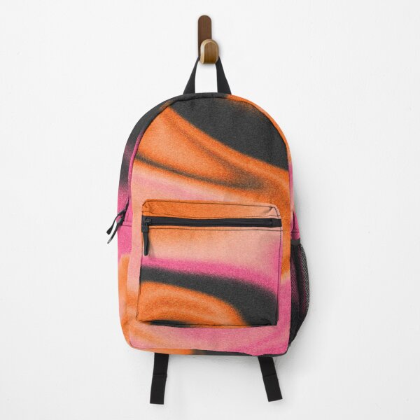 Item preview, Fluid Abstract with Grain - Bright Orange, Neon Pink and Black designed and sold by graziam2.