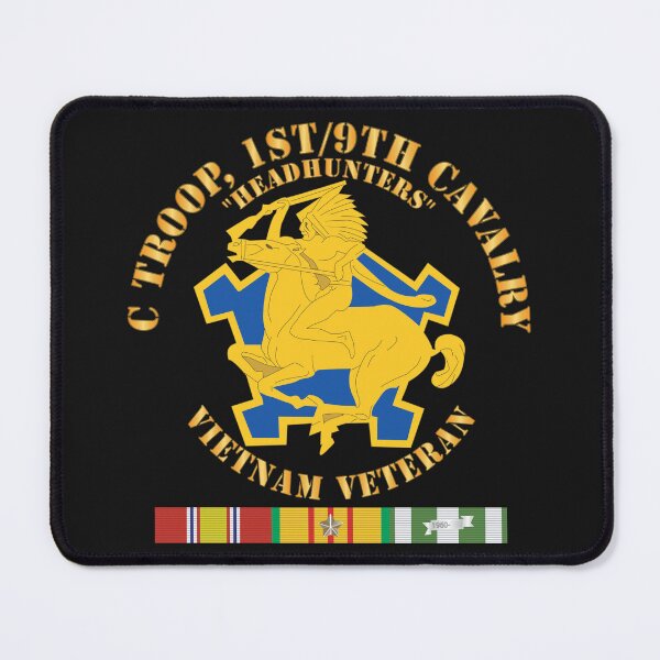Item preview, Army - C Troop, 1st-9th Cavalry - Headhunters - Vietnam Vet w VN SVC - V1 X 300 designed and sold by Military Insignia Products.