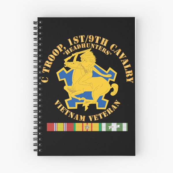 Item preview, Army - C Troop, 1st-9th Cavalry - Headhunters - Vietnam Vet w VN SVC - V1 X 300 designed and sold by Military Insignia Products.