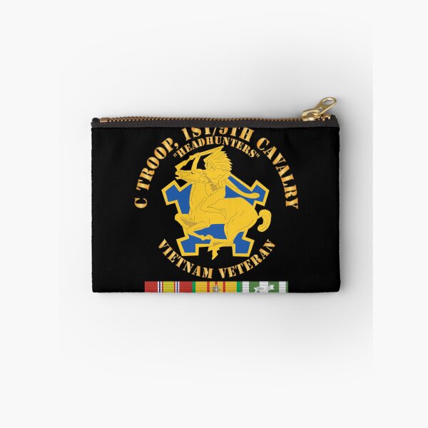 Item preview, Army - C Troop, 1st-9th Cavalry - Headhunters - Vietnam Vet w VN SVC - V1 X 300 designed and sold by Military Insignia Products.