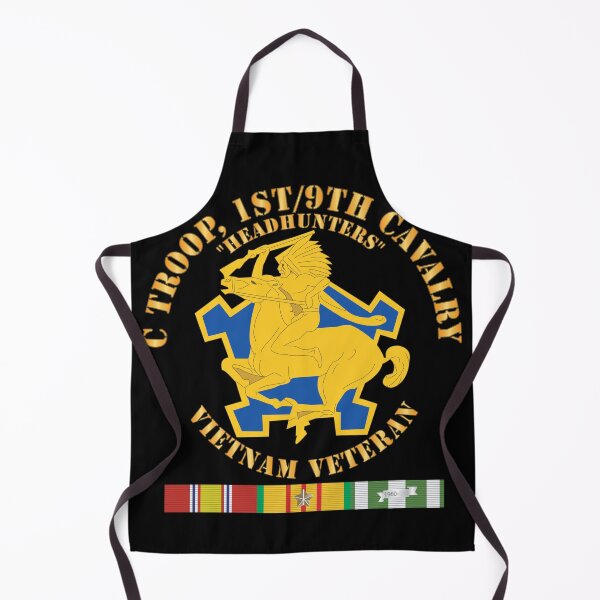 Item preview, Army - C Troop, 1st-9th Cavalry - Headhunters - Vietnam Vet w VN SVC - V1 X 300 designed and sold by Military Insignia Products.