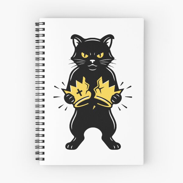 Item preview, The Black Cat and the Broken Crown - No Kings in America designed and sold by Felinefinesse.
