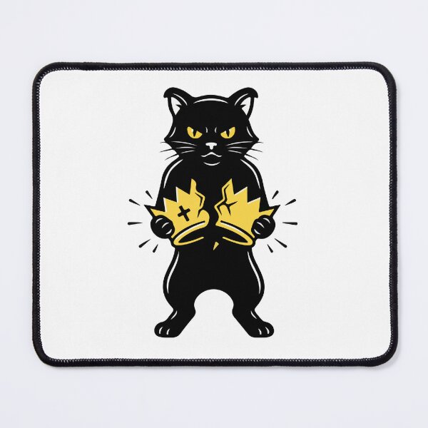 Item preview, The Black Cat and the Broken Crown - No Kings in America designed and sold by Felinefinesse.